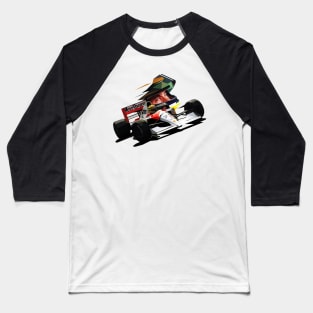 Ayrton Senna Full Color Baseball T-Shirt